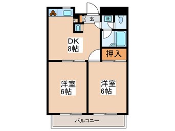 間取図 メゾンウエルストンⅡ