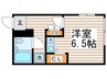 ユ－ハイム 1Rの間取り