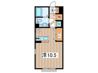 間取図 クレ－ルコ－ト参番館