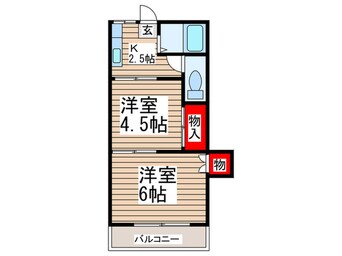 間取図 コ－ポ柏