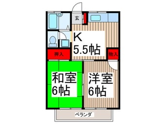 間取図 双葉ハイツ