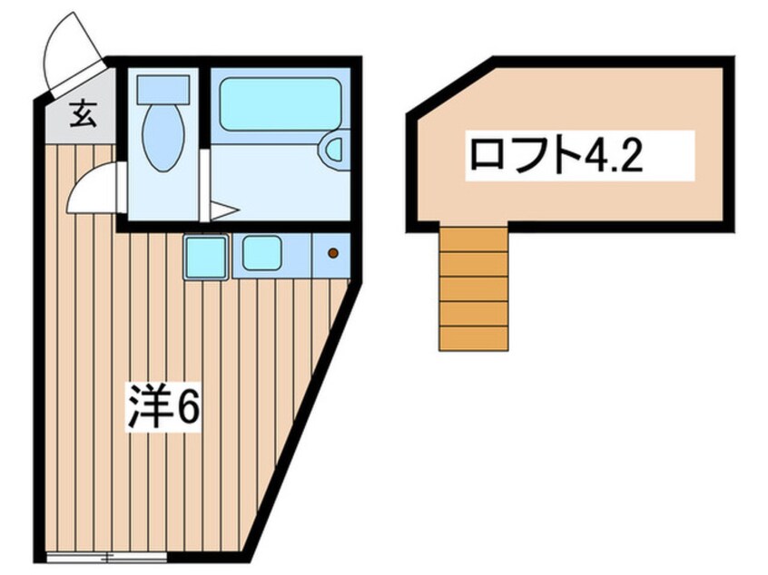 間取図 ユナイト登戸セサール・ロメロ