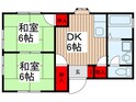 第一小川コーポの間取図