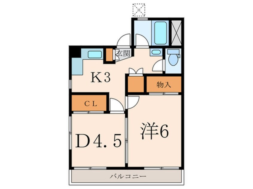 間取図 伊達ﾏﾝｼﾖﾝ