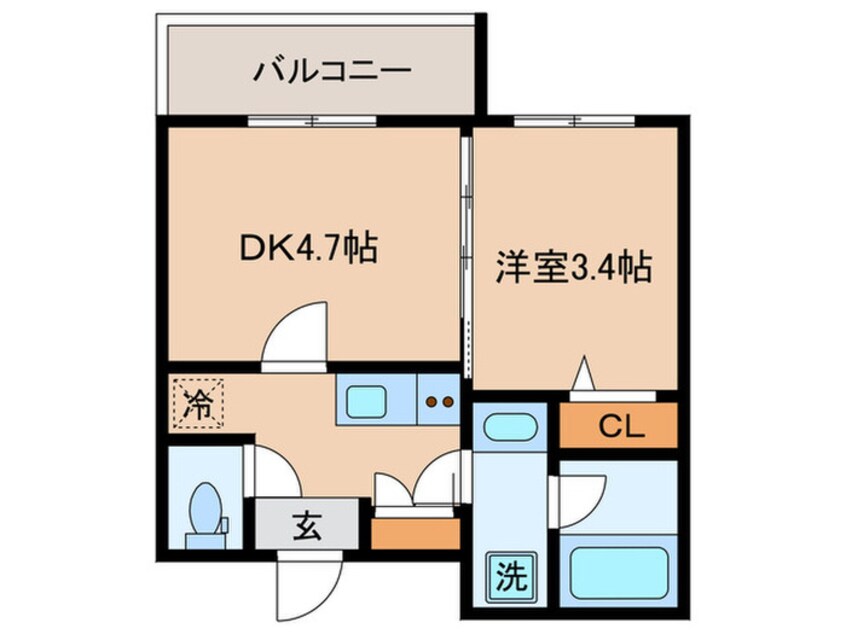間取図 シルバーウッド春日