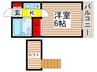 ローズアパートK99番館 1Kの間取り