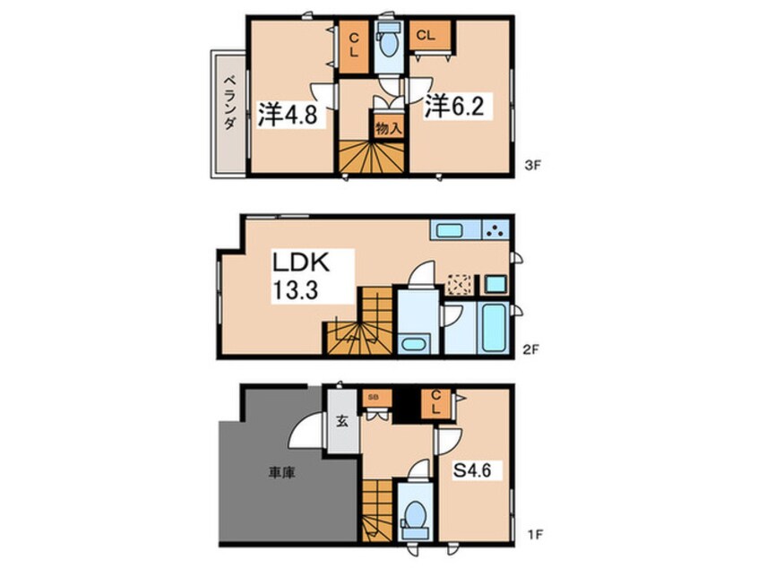 間取図 Kolet長後