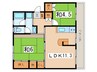 桂台団地２号棟(226) 2LDKの間取り