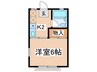 エフォート 1Kの間取り