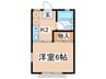 エフォート 1Kの間取り
