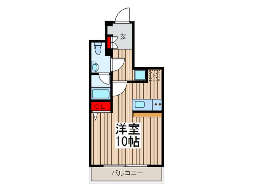 間取図 GENOVIA両国Ⅲskygarden(802)