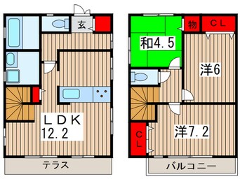 間取図 六方町戸建