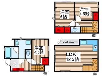 間取図 Kolet梅島＃05