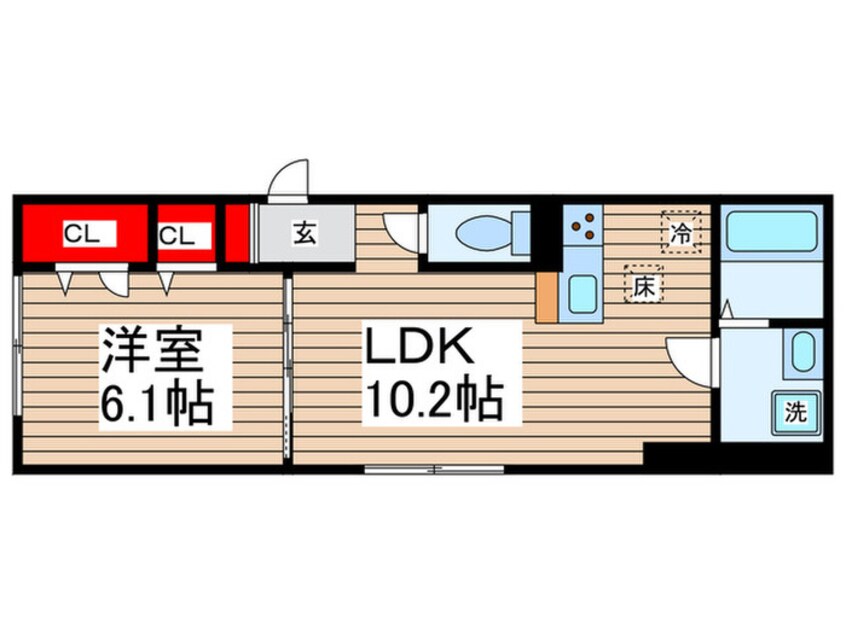 間取図 仮）江戸川区江戸川5丁目PJ