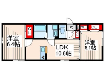 間取図 グラナーデ江戸川Ａ