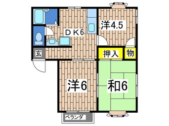 間取図 ベルウエスト