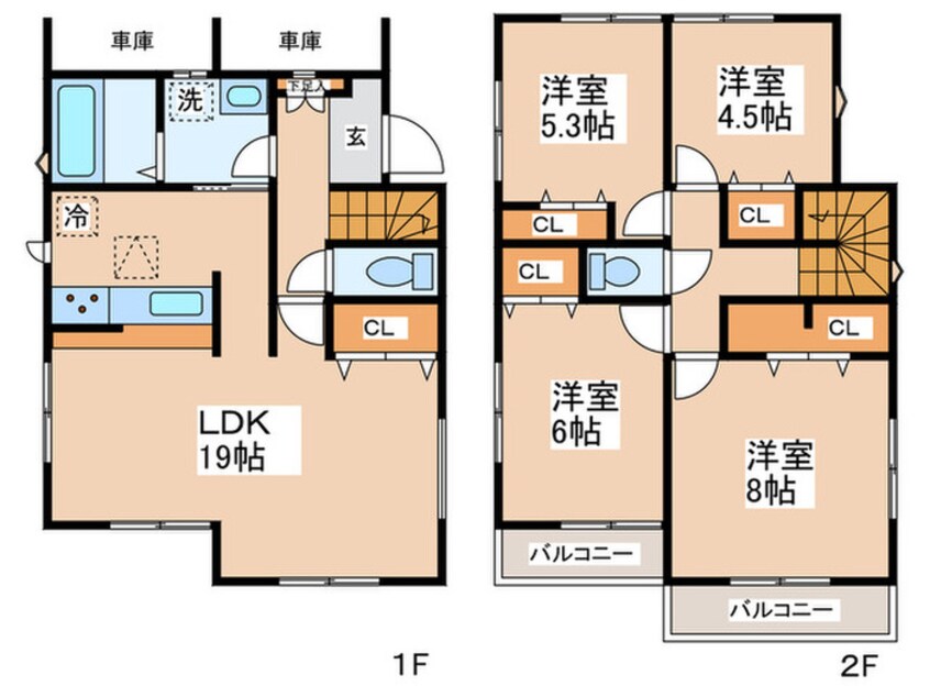 間取図 Kolet青梅畑中