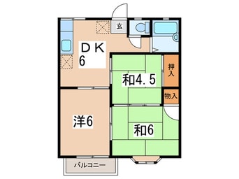 間取図 リーブル　ベルセゾン