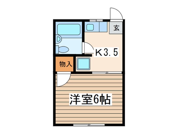 間取り図 グリ－ンハウス中溝