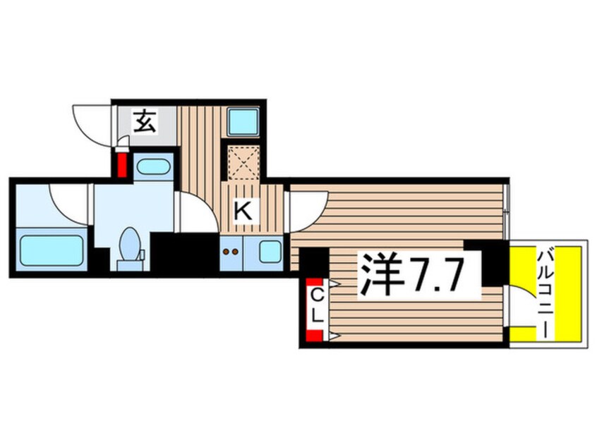 間取図 RELUXIA CITY森下(401)