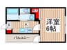 Mark Duo新狭山 1Kの間取り