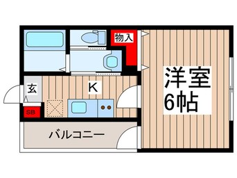 間取図 Mark Duo新狭山