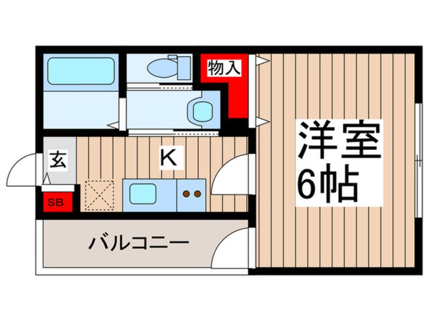 間取図 Mark Duo新狭山
