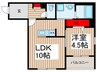 仮)ﾘｰﾌﾞﾙﾌｧｲﾝ新座大和田２号棟 1LDKの間取り