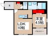 仮)ﾘｰﾌﾞﾙﾌｧｲﾝ新座大和田２号棟 1LDKの間取り