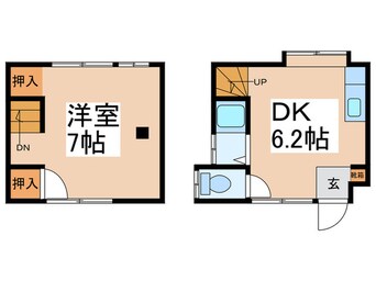 間取図 金井様貸家