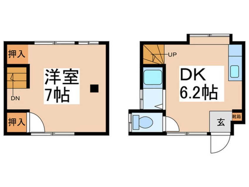 間取図 金井様貸家