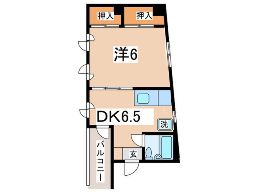 間取図 ファミ－ユ第２前川ビル
