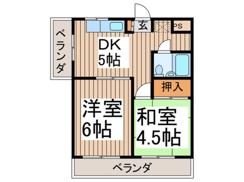 間取図 福永マンション