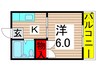 第3小宮マンション 1Kの間取り