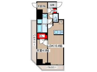 間取図 シーズンフラッツ住吉