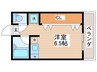 カーサ　ロッサ 1Rの間取り