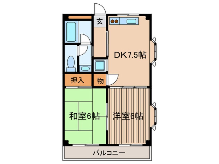 間取図 ラ・フォンテーヌ