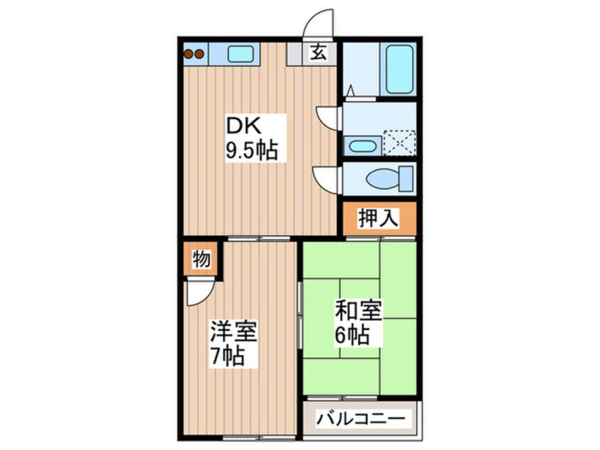 間取図 ポテトハウスＢ棟