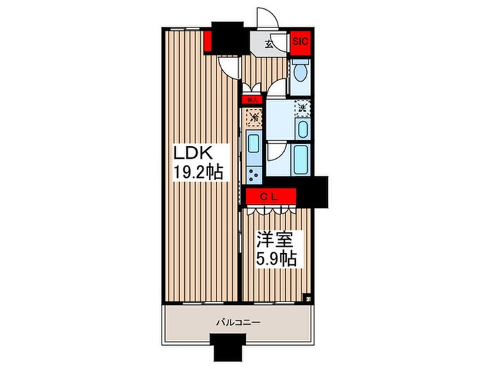 間取り図 THE TOKYO TOWERS MID TOWER(9F)
