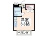 千草台マンション 1Rの間取り