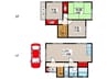 北葛西関口貸家3号棟 3LDKの間取り