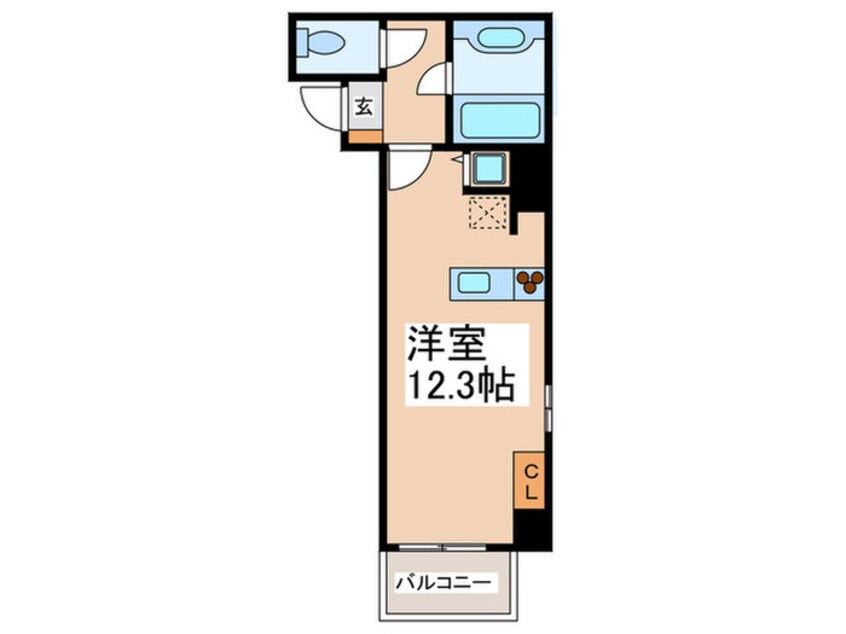 間取図 アムス四谷三丁目