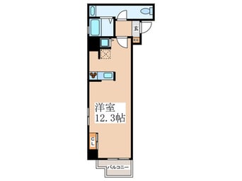 間取図 アムス四谷三丁目