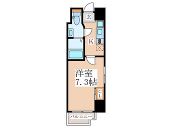 間取図 アムス四谷三丁目