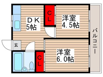 間取図 野崎マンション