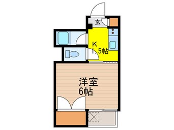 間取図 カシータデ中台