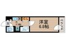 リブリ・アルコ・イリス 1Kの間取り