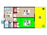 ハイムヒルトップＢ 2DKの間取り