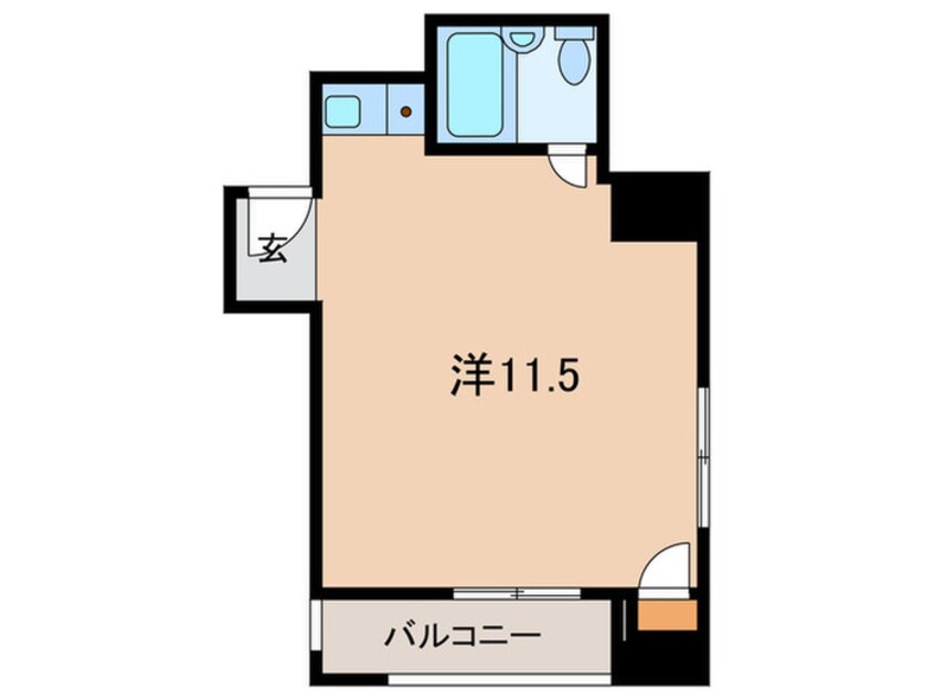 間取図 ﾗｲｵﾝｽﾞﾏﾝｼｮﾝ南青山ｼﾄﾞﾆｰﾋﾞﾙ