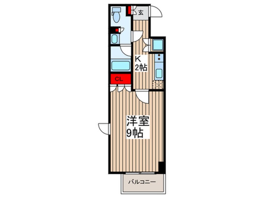 間取図 ＨＹｓ ｒｅｖｅ（101）